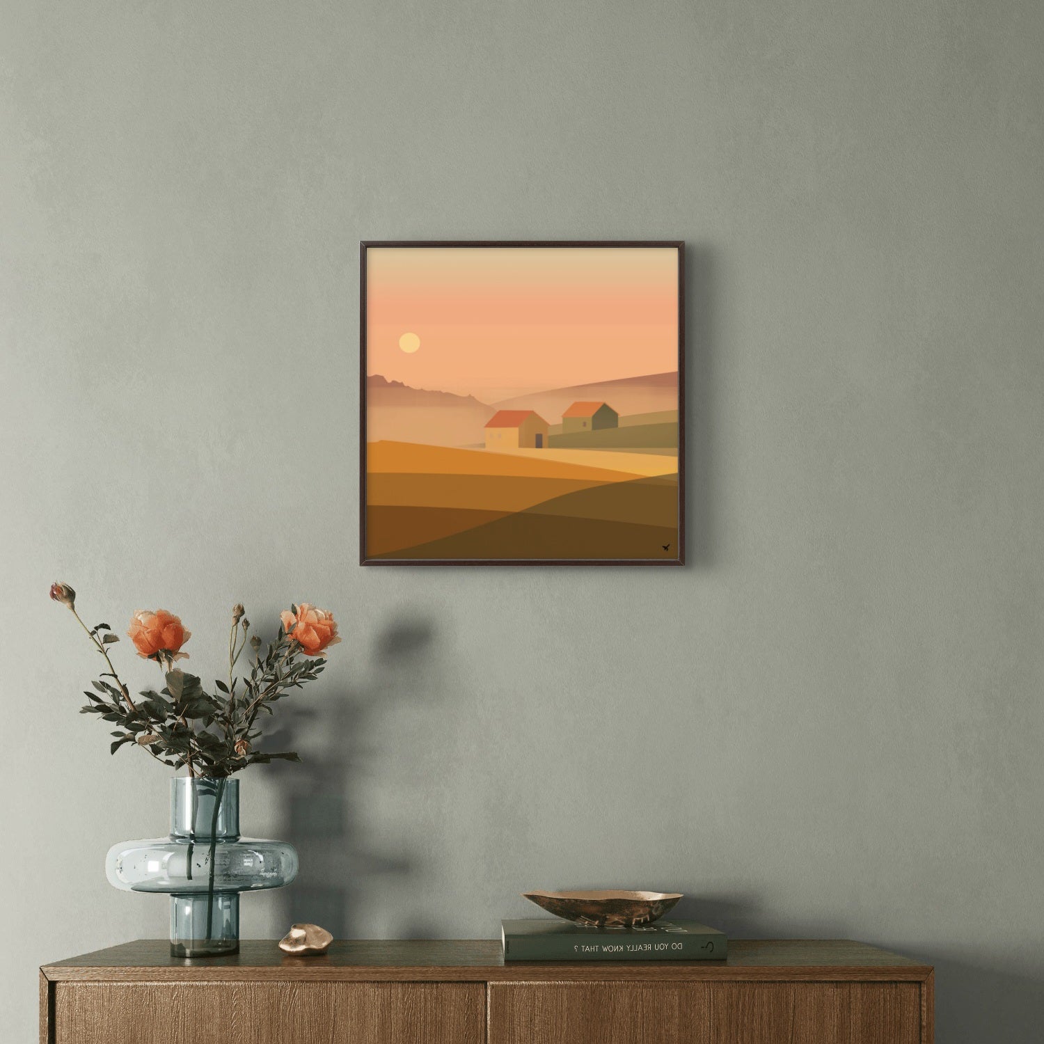Casas Ao Entardecer