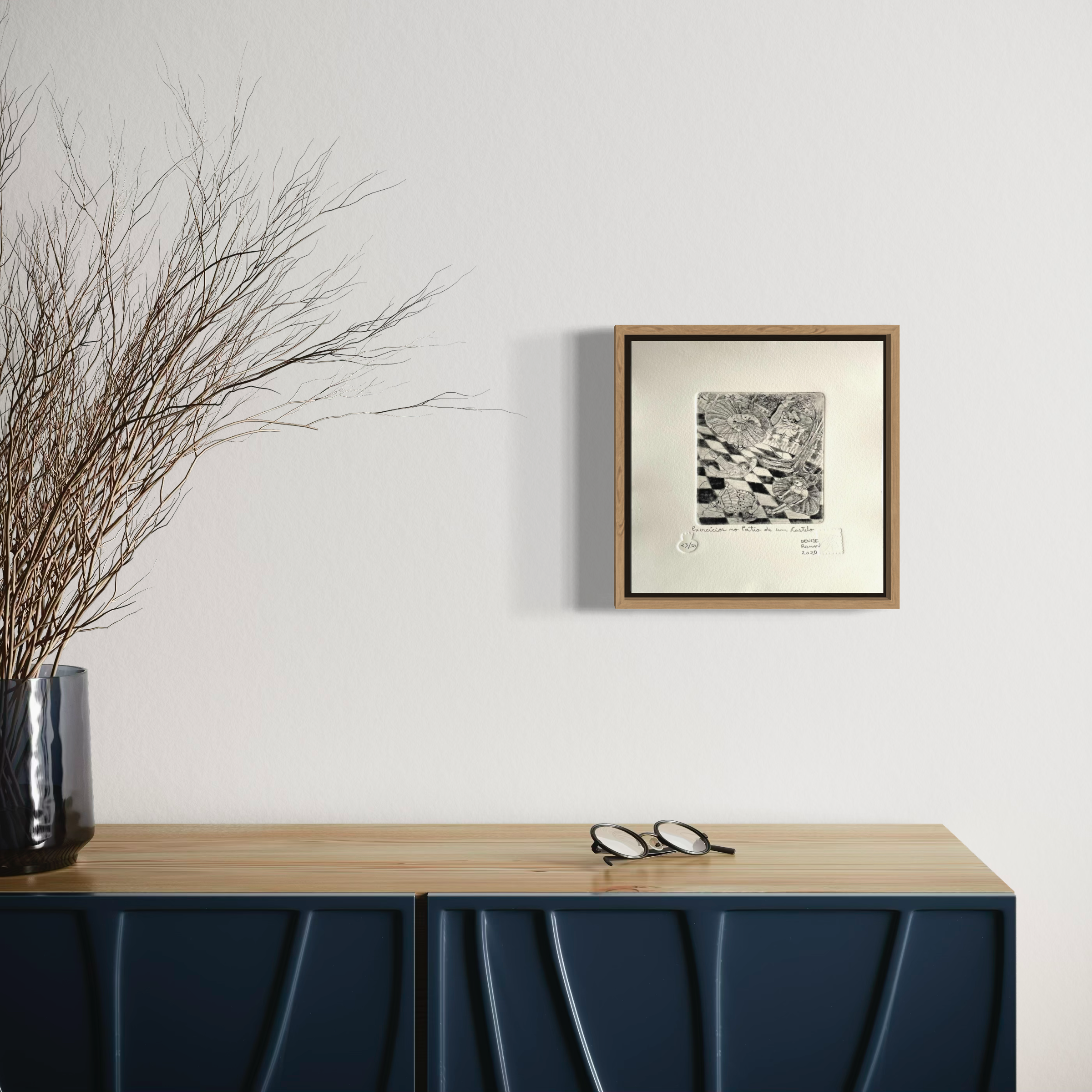 Exercícios no pátio de um castelo