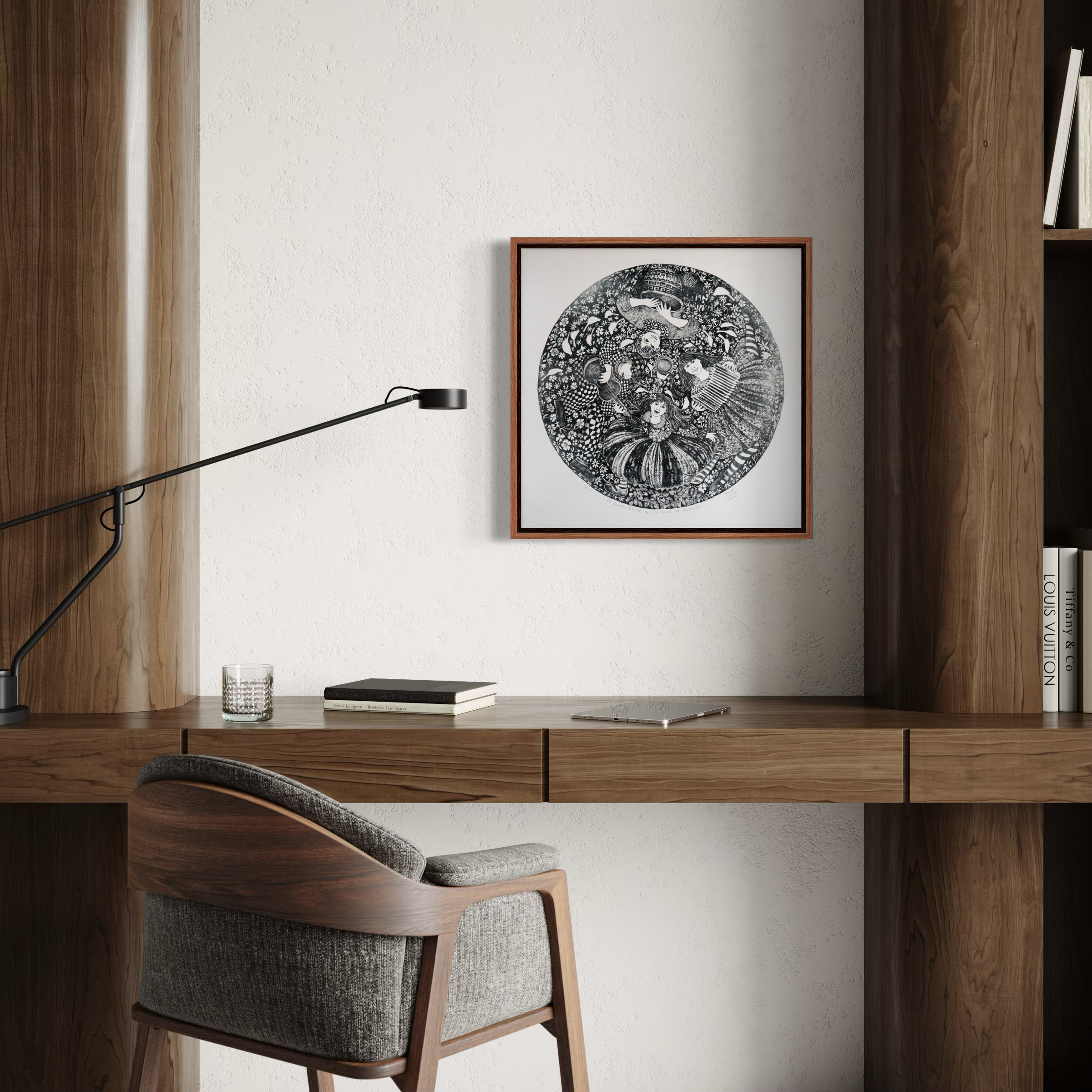 Quatro filhos de um casal de artistas