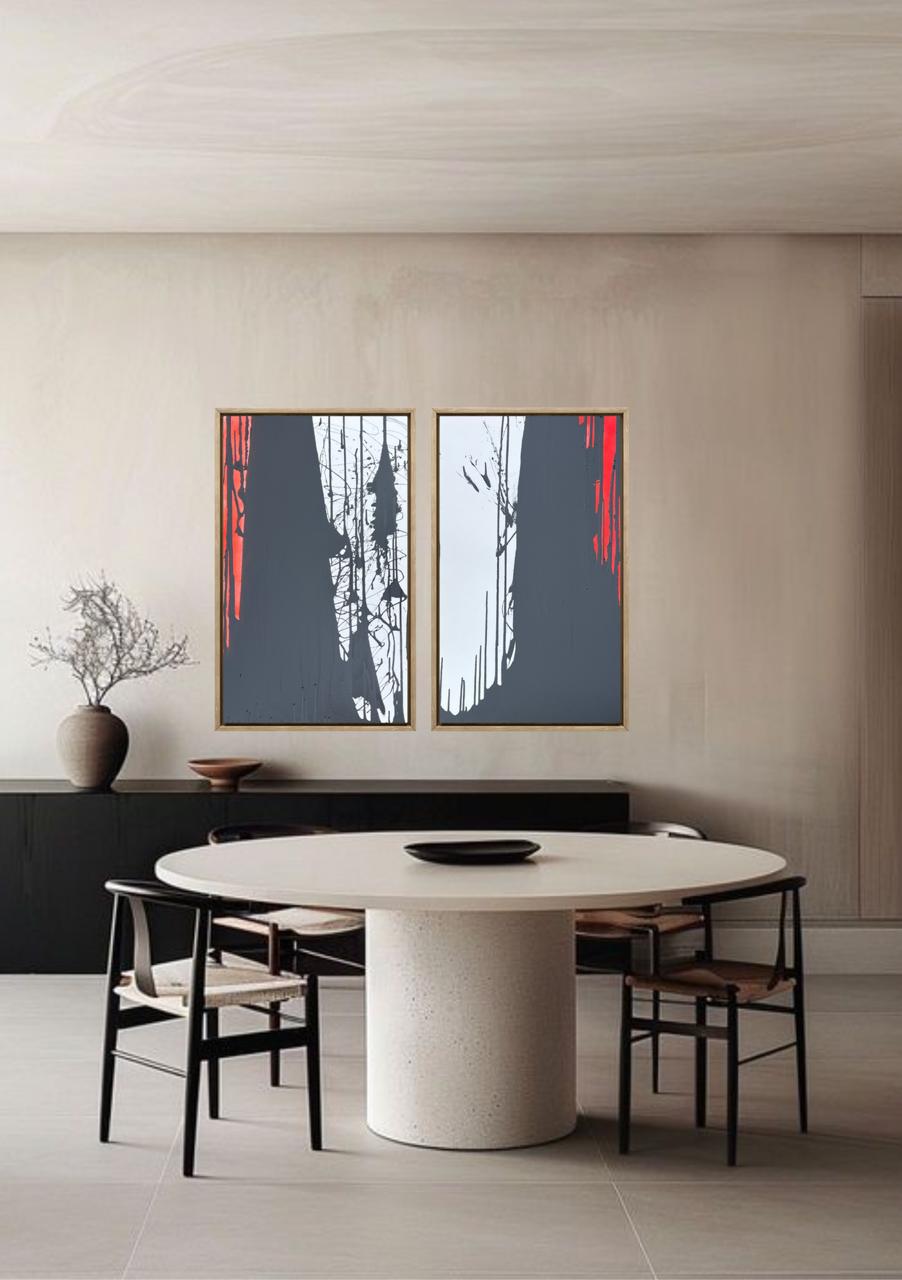 Díptico P&B pink II