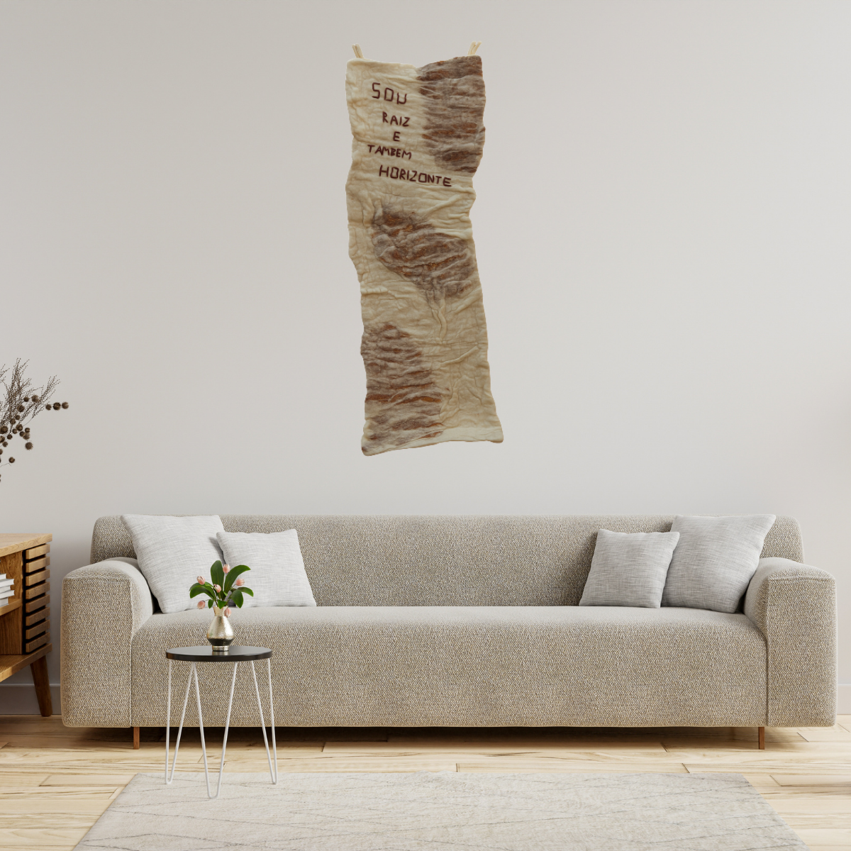 Sou raiz e também horizonte