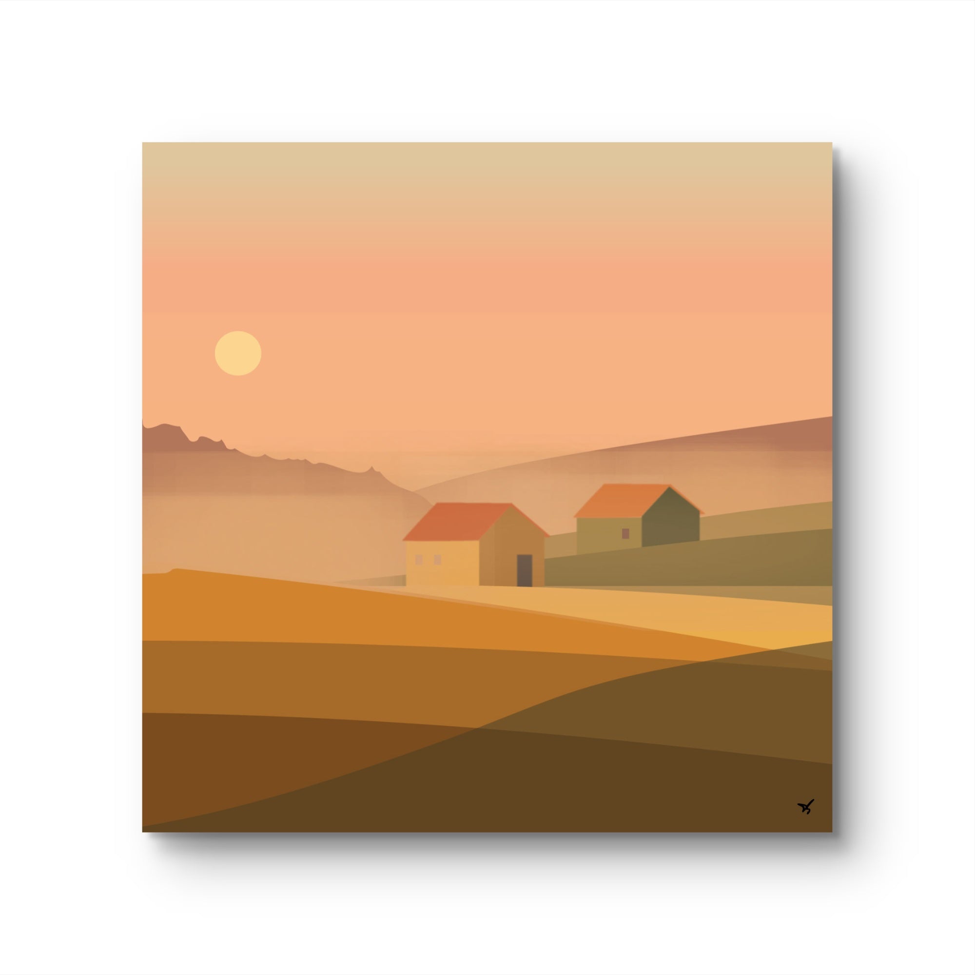 Casas Ao Entardecer