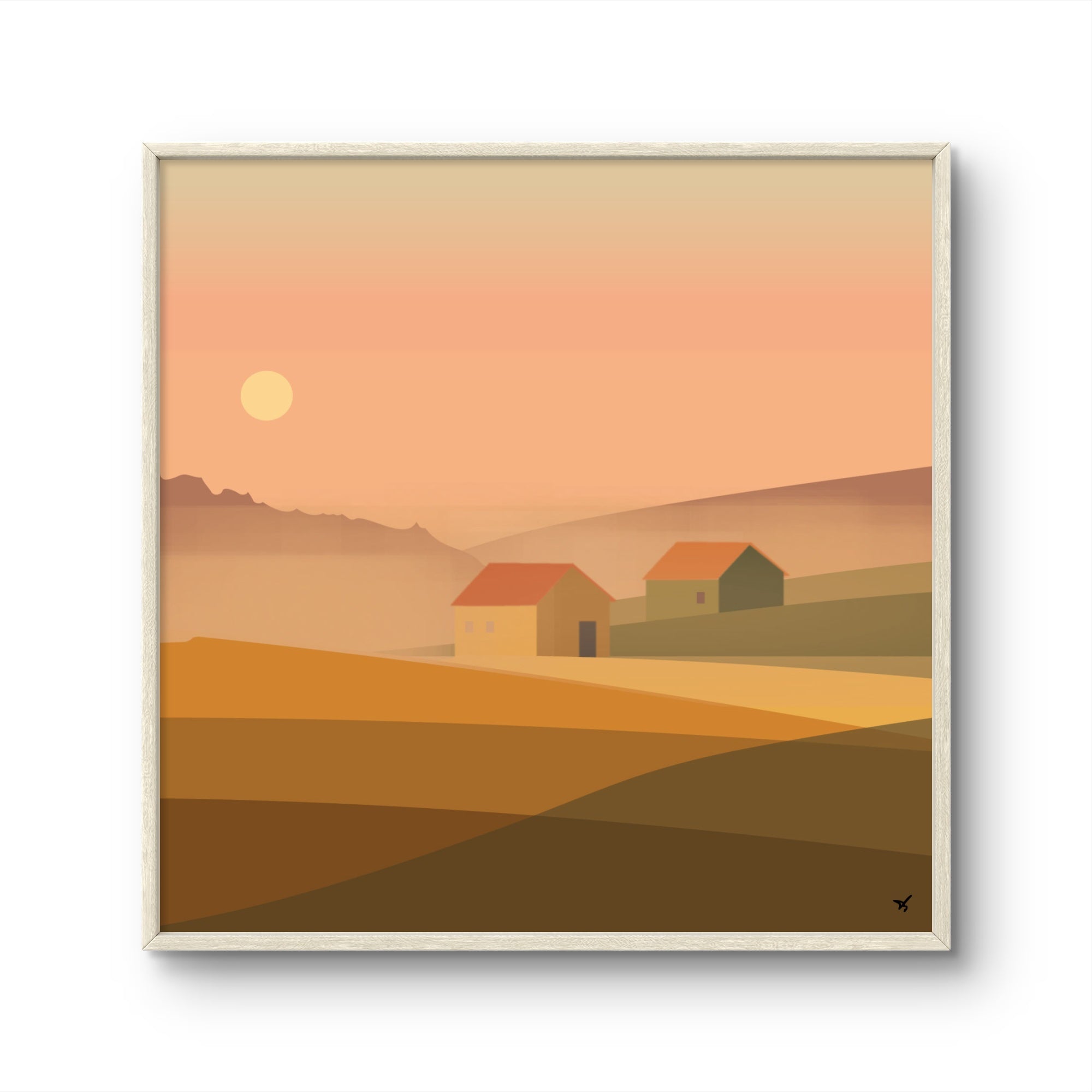 Casas Ao Entardecer